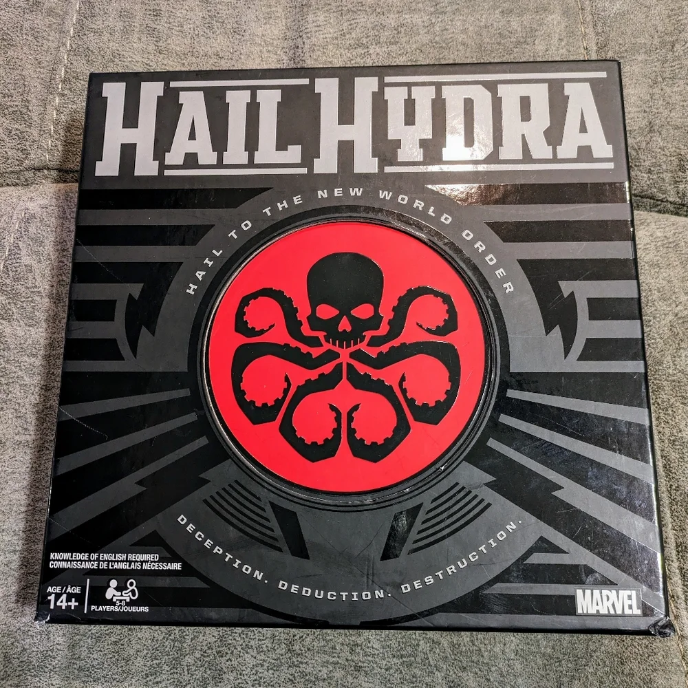 NEW  Marvel Hail Hydra New World Order Board Game, Avengers SHIELD Age 14+